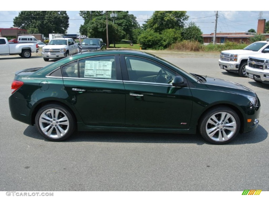 Rainforest Green Metallic 2014 Chevrolet Cruze LTZ Exterior Photo #84979565