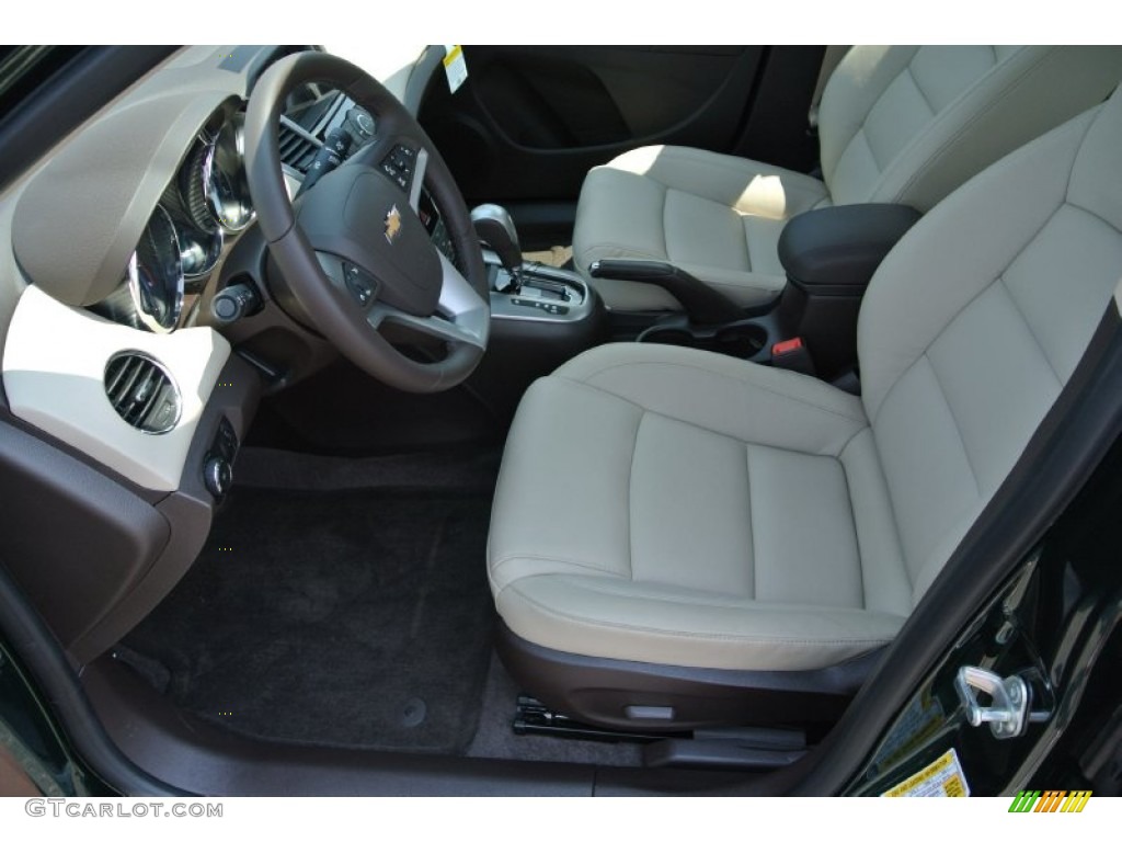 2014 Cruze LTZ - Rainforest Green Metallic / Cocoa/Light Neutral photo #8