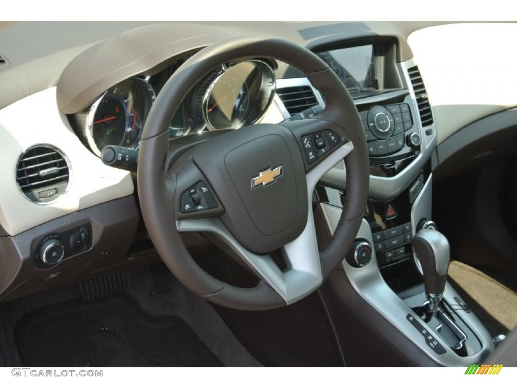 2014 Cruze LTZ - Rainforest Green Metallic / Cocoa/Light Neutral photo #23