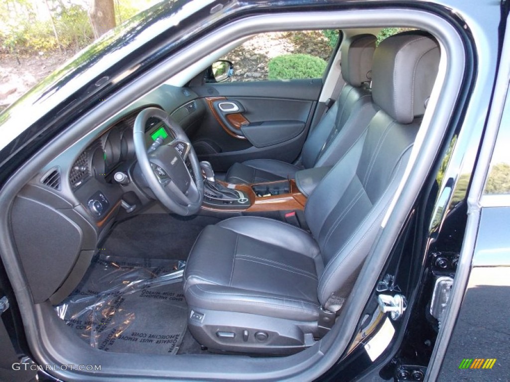 Jet Black Interior 2011 Saab 9-5 Turbo4 Premium Sedan Photo #84980208