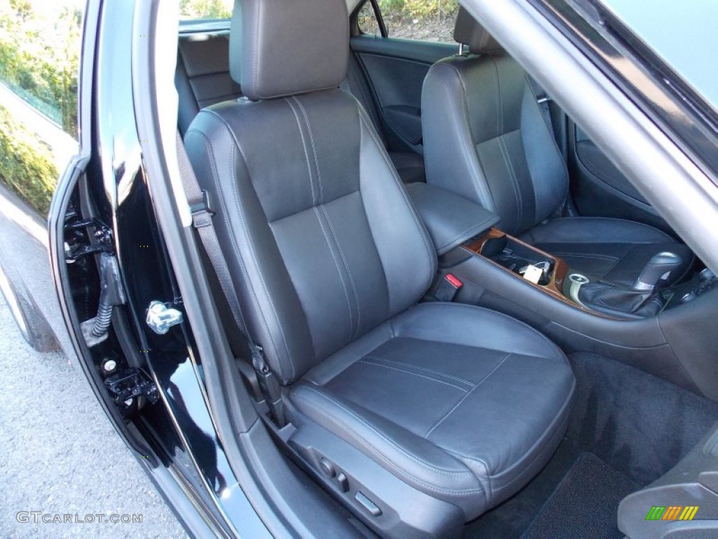 Jet Black Interior 2011 Saab 9-5 Turbo4 Premium Sedan Photo #84980327