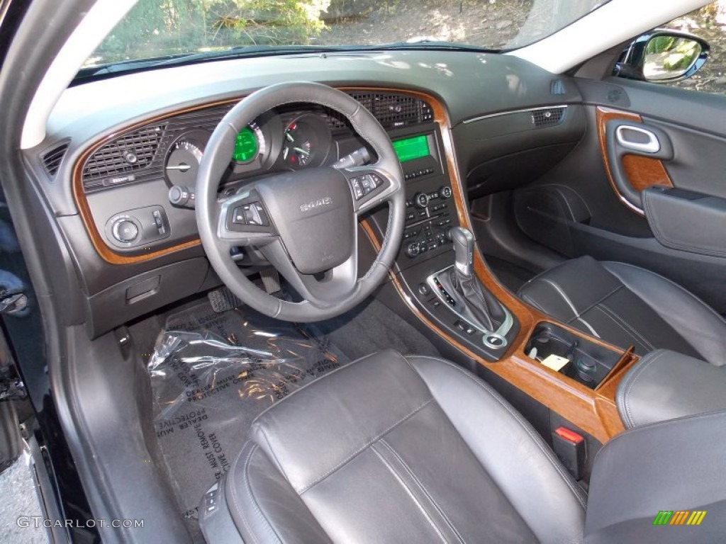 Jet Black Interior 2011 Saab 9-5 Turbo4 Premium Sedan Photo #84980462
