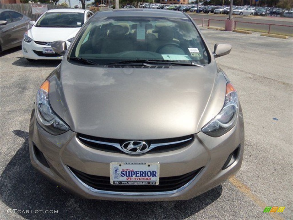 2013 Elantra GLS - Desert Bronze / Beige photo #2
