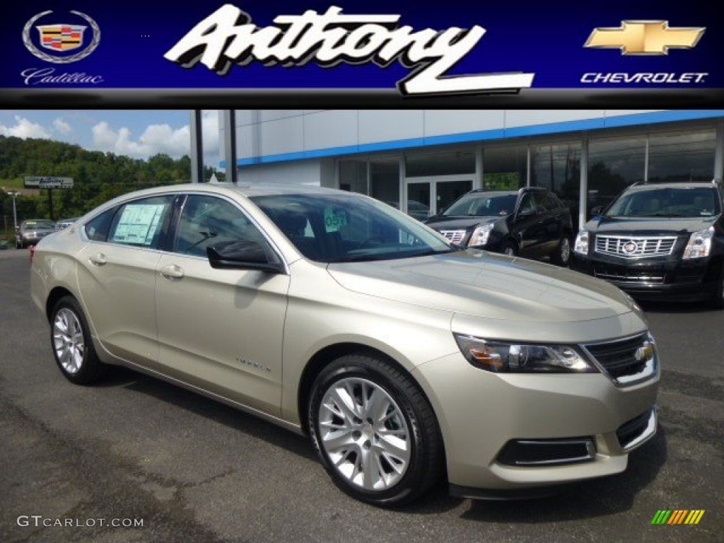 2014 Impala LS - Champagne Silver Metallic / Jet Black/Dark Titanium photo #1