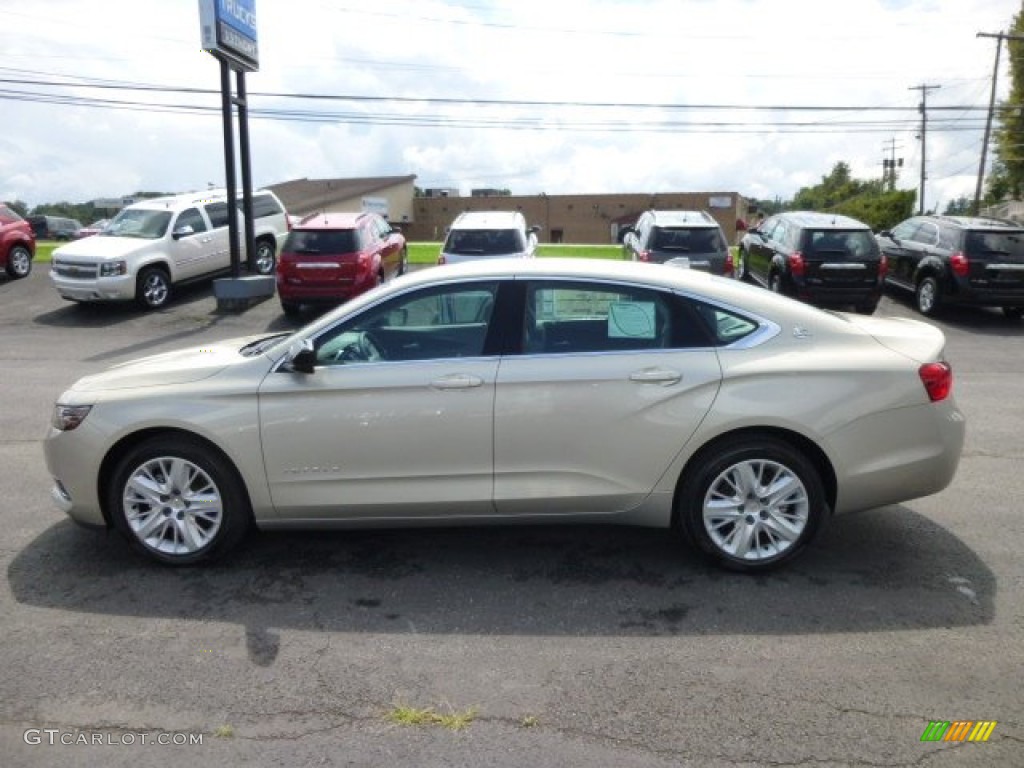 2014 Impala LS - Champagne Silver Metallic / Jet Black/Dark Titanium photo #4