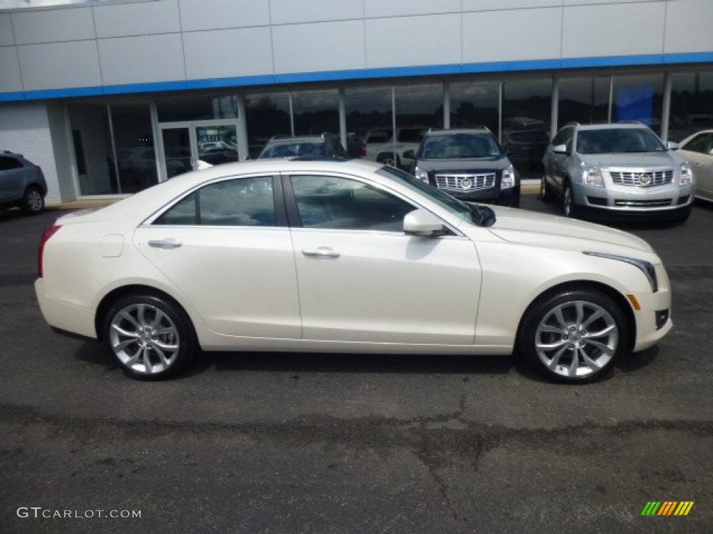 White Diamond Tricoat 2014 Cadillac ATS 2.0L Turbo AWD Exterior Photo #84981605