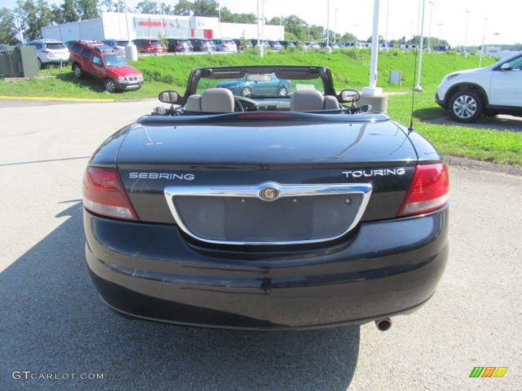 2005 Sebring Signature Series Convertible - Brilliant Black / Dark Taupe/Medium Taupe photo #3