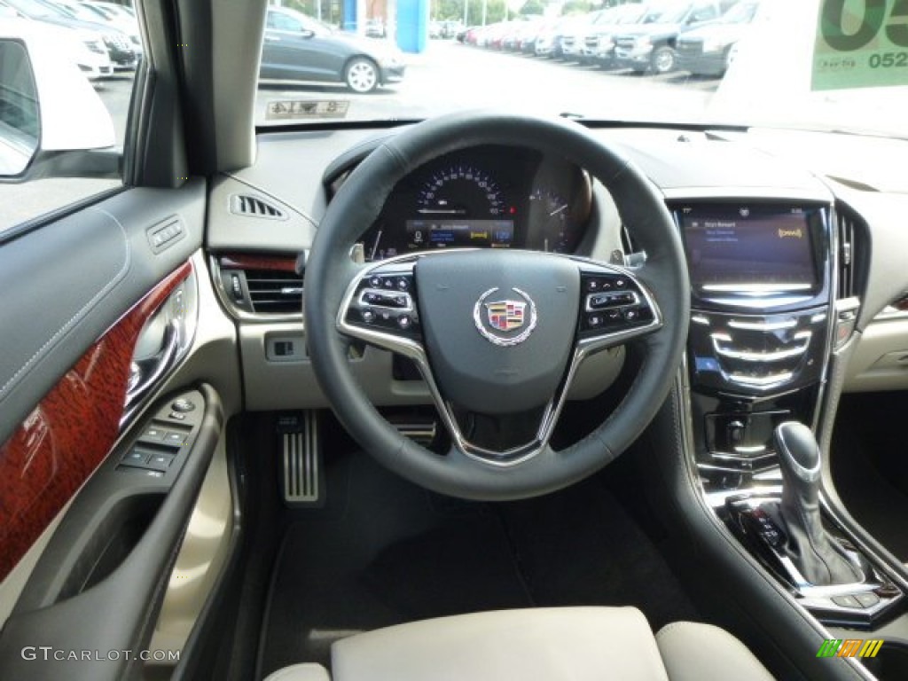 2014 Cadillac ATS 2.0L Turbo AWD Light Platinum/Jet Black Dashboard Photo #84981725