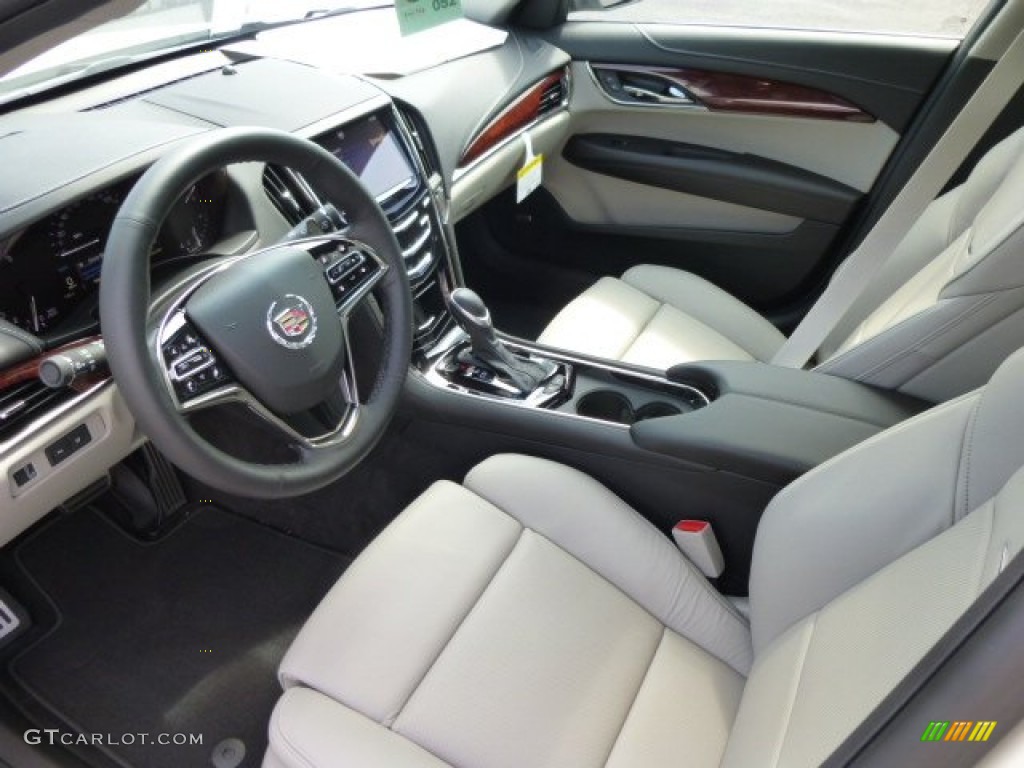 Light Platinum/Jet Black Interior 2014 Cadillac ATS 2.0L Turbo AWD Photo #84981764