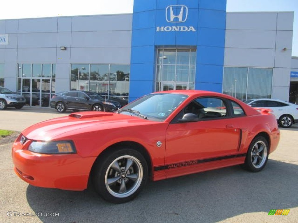 2004 Mustang GT Coupe - Competition Orange / Dark Charcoal photo #1