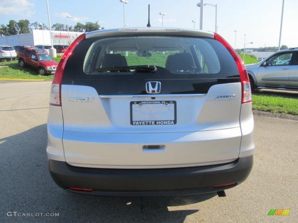 2013 CR-V LX AWD - Alabaster Silver Metallic / Gray photo #3