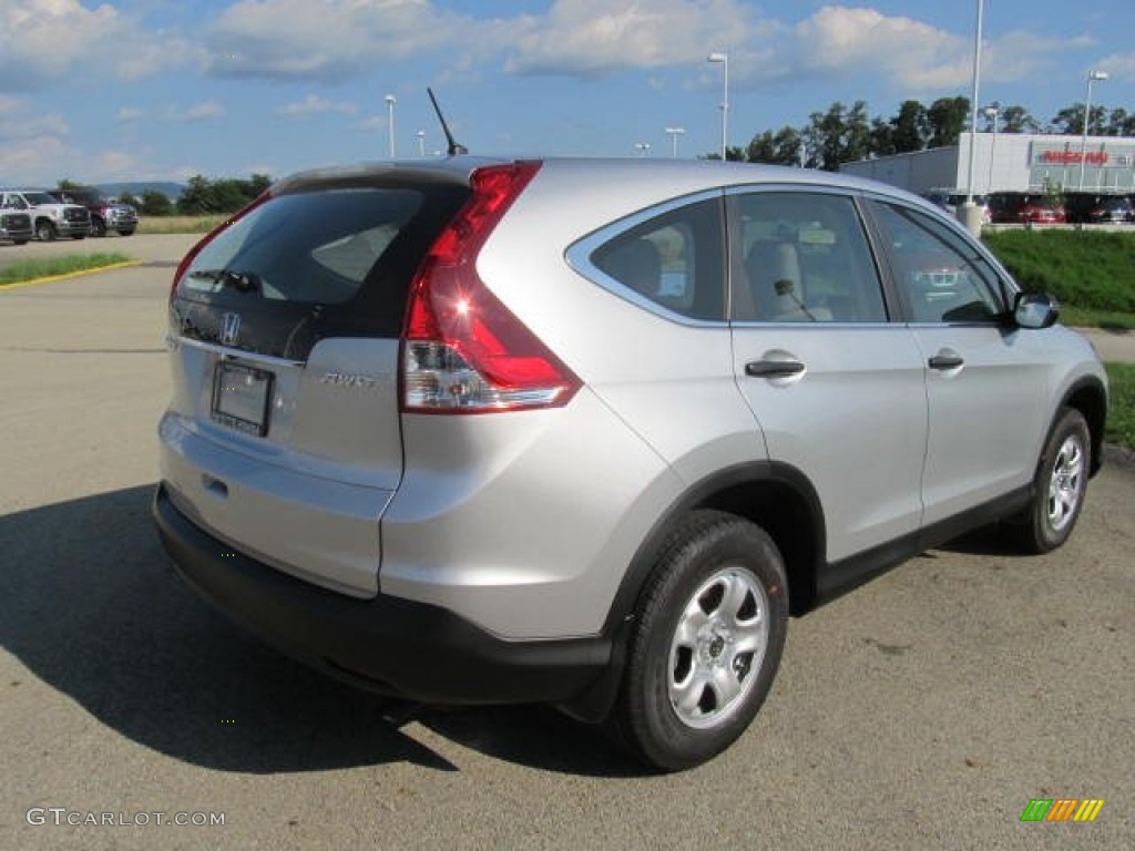 2013 CR-V LX AWD - Alabaster Silver Metallic / Gray photo #18