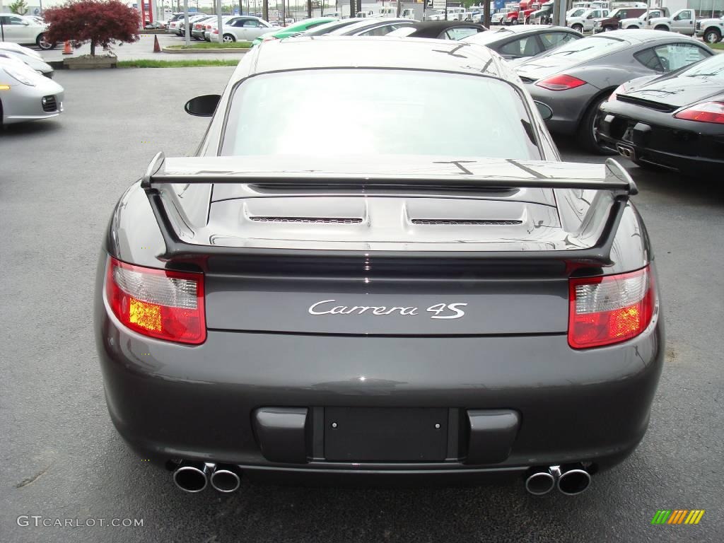 2008 911 Carrera 4S Coupe - Slate Grey Metallic / Black/Stone Grey photo #7