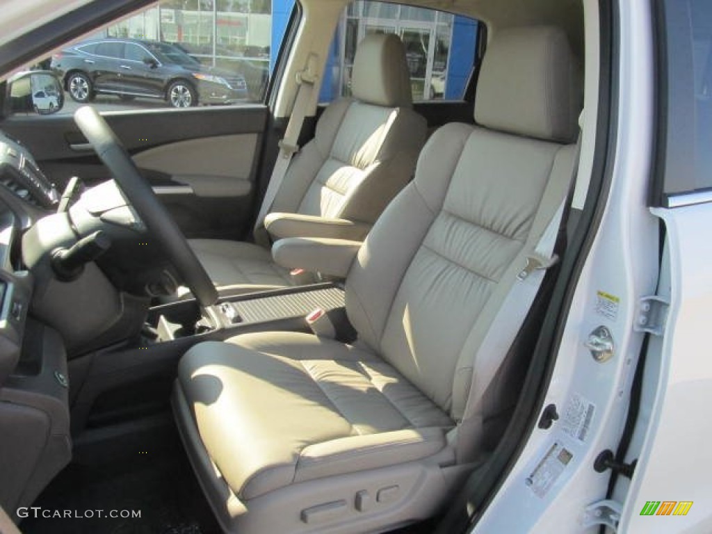 Beige Interior 2014 Honda CR-V EX-L AWD Photo #84983455