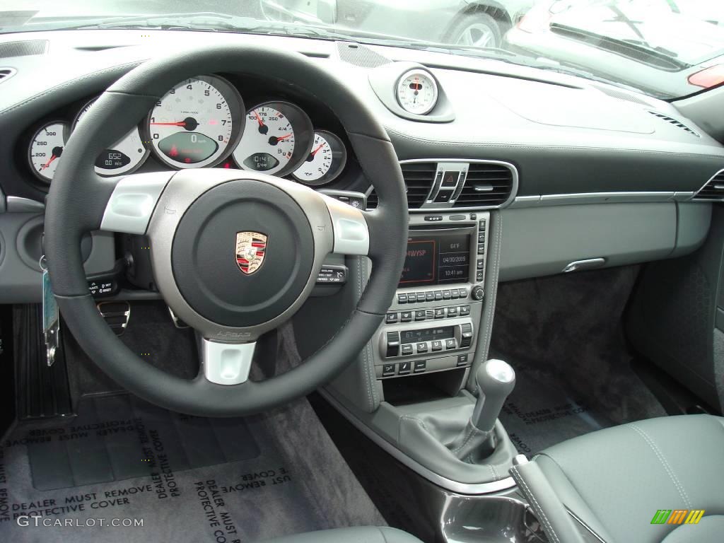 2008 911 Carrera 4S Coupe - Slate Grey Metallic / Black/Stone Grey photo #25