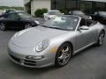 2008 Arctic Silver Metallic Porsche 911 Carrera S Cabriolet  photo #1