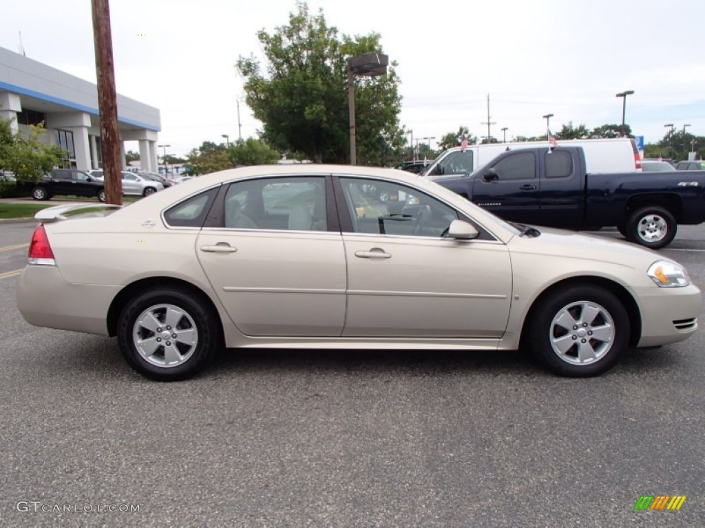 Gold Mist Metallic 2009 Chevrolet Impala LT Exterior Photo #84984494