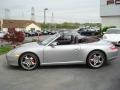 2008 Arctic Silver Metallic Porsche 911 Carrera S Cabriolet  photo #9