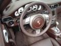 Cocoa Brown 2008 Porsche 911 Carrera S Cabriolet Steering Wheel