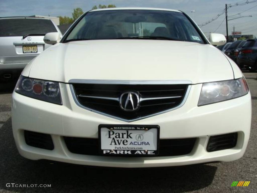 2005 TSX Sedan - Premium White Pearl / Parchment photo #2