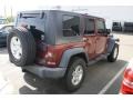 2008 Red Rock Crystal Pearl Jeep Wrangler Unlimited X 4x4  photo #2