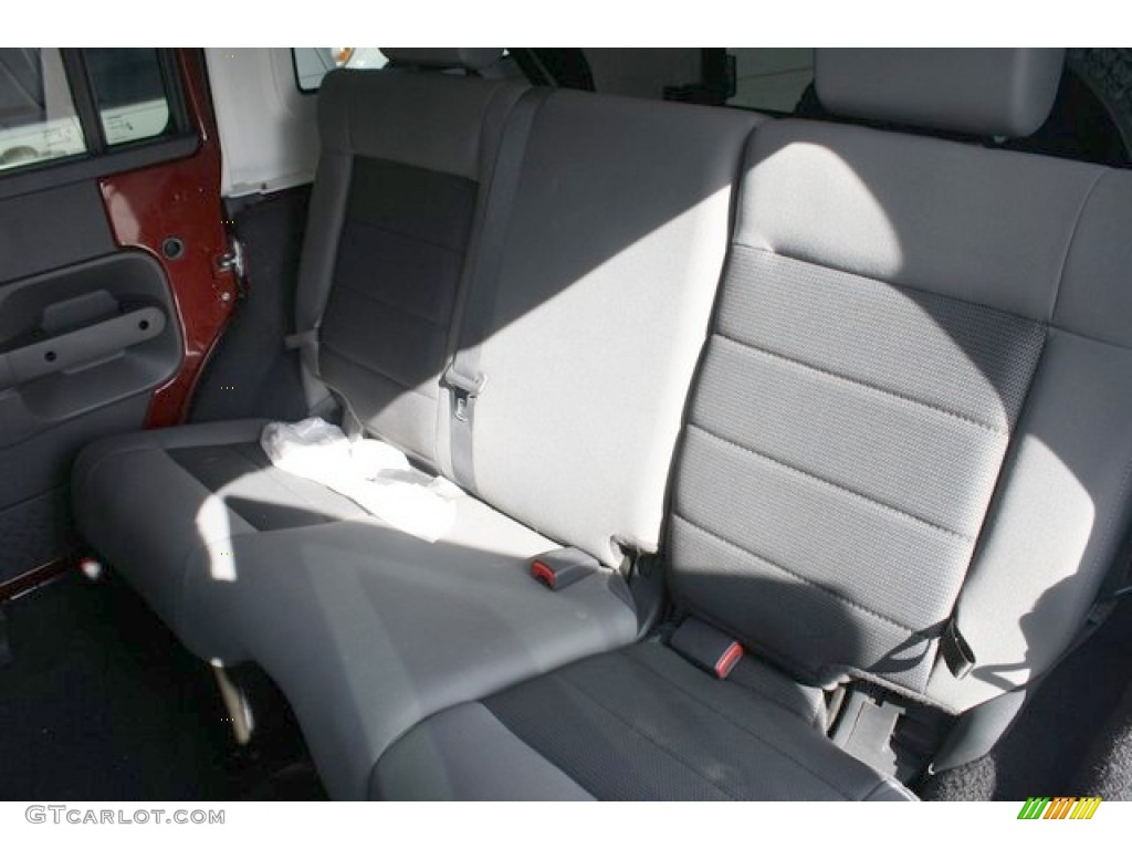 2008 Wrangler Unlimited X 4x4 - Red Rock Crystal Pearl / Dark Slate Gray/Med Slate Gray photo #6