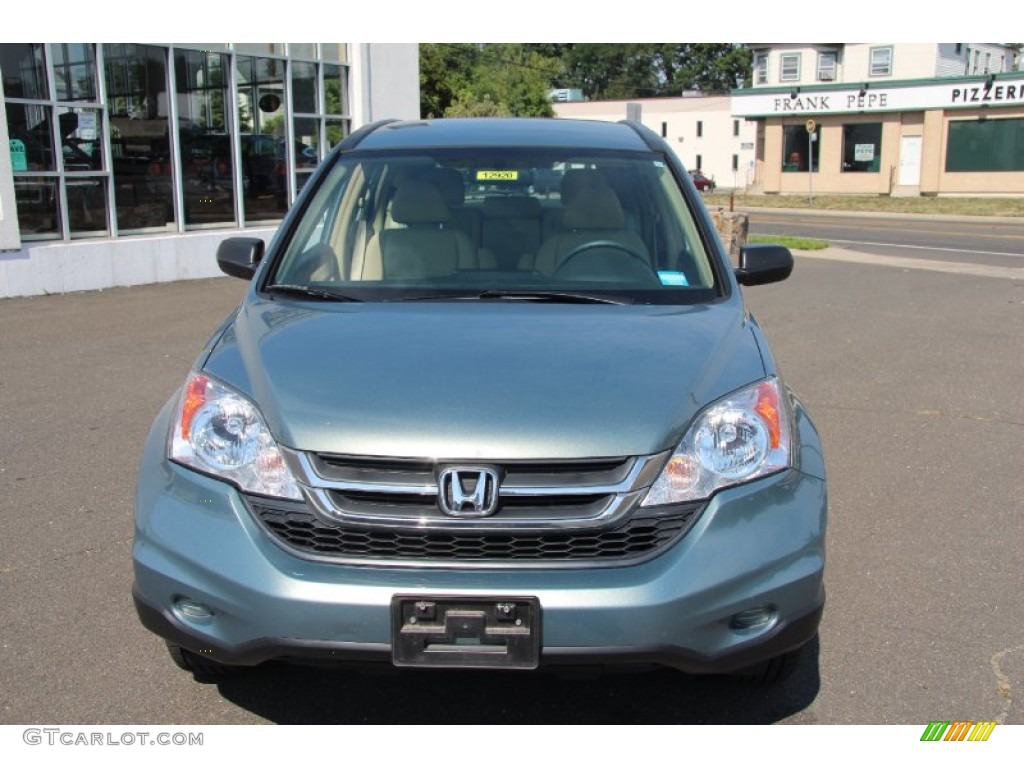 2010 CR-V LX AWD - Opal Sage Metallic / Ivory photo #2