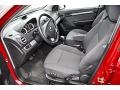 2007 Chevrolet Aveo Charcoal Black Interior Front Seat Photo