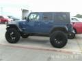 2009 Deep Water Blue Pearl Jeep Wrangler Unlimited Rubicon 4x4  photo #7