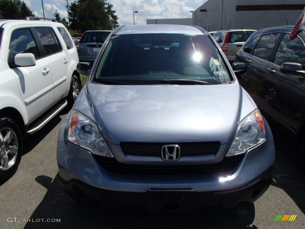2008 CR-V LX - Glacier Blue Metallic / Gray photo #2