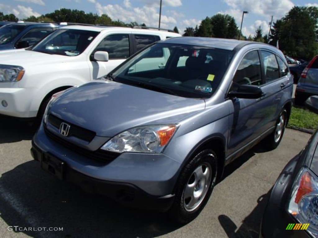 2008 CR-V LX - Glacier Blue Metallic / Gray photo #3