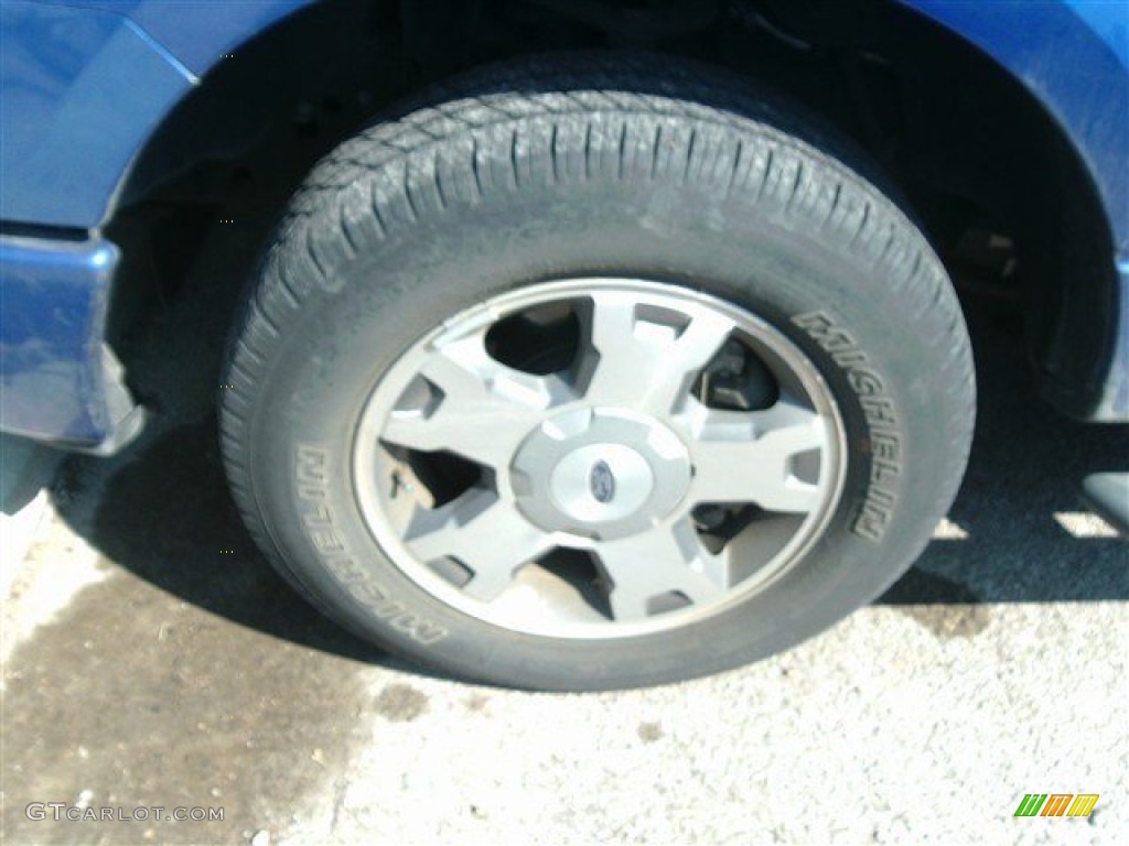2010 F150 STX Regular Cab - Blue Flame Metallic / Medium Stone photo #3