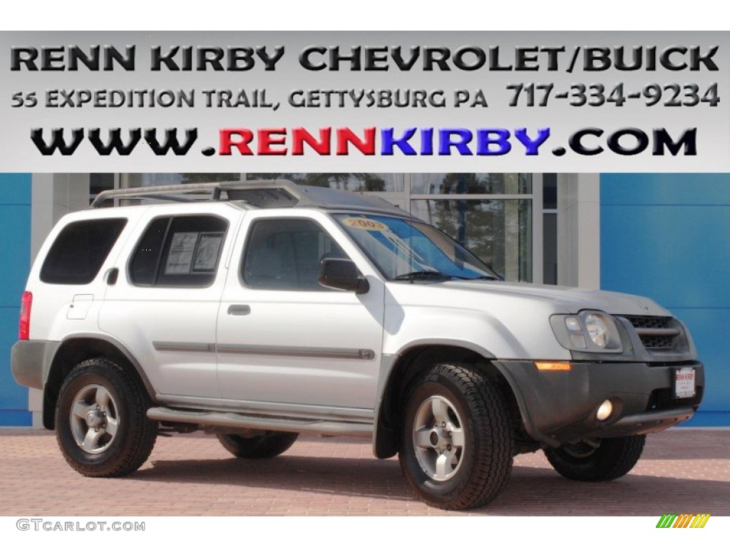 2003 Xterra SE V6 4x4 - Silver Ice Metallic / Gray photo #1