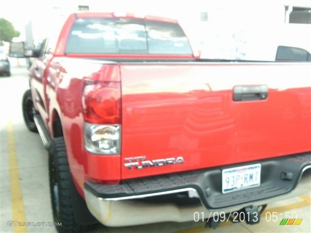 2008 Tundra SR5 Double Cab 4x4 - Radiant Red / Graphite Gray photo #8