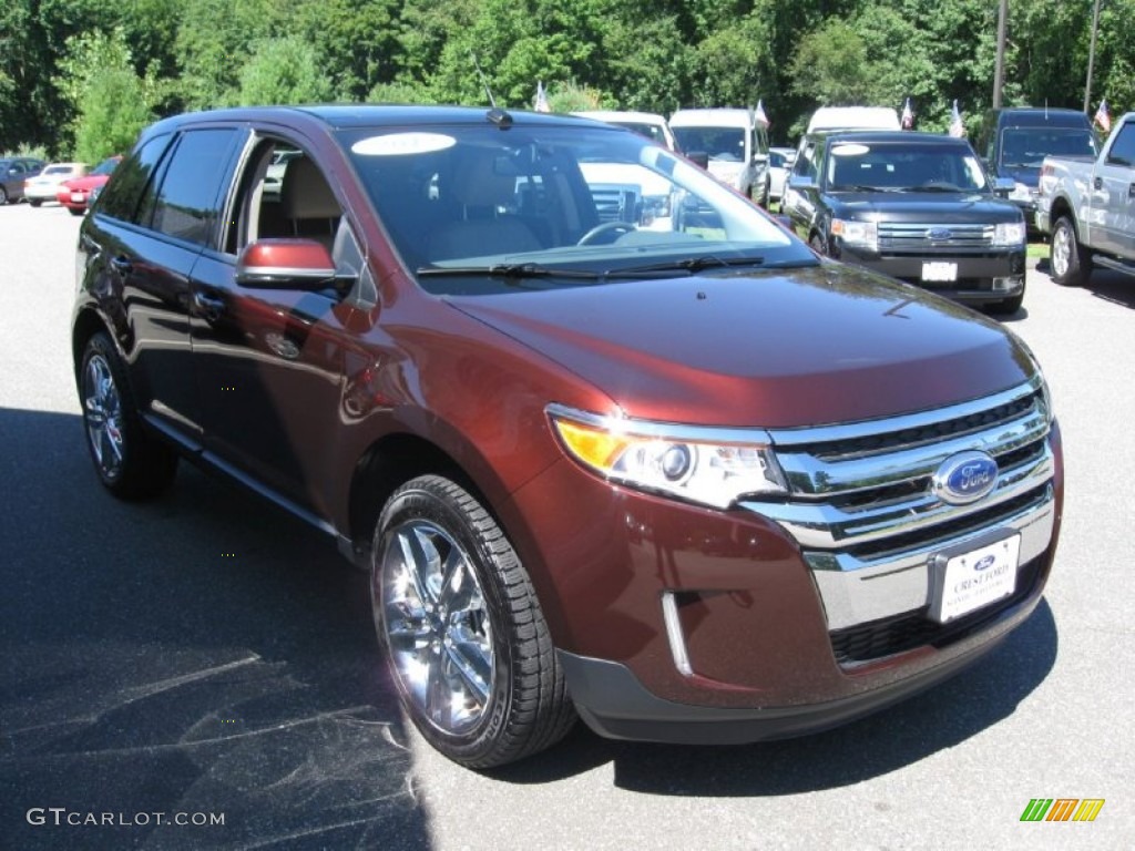 2012 Edge SEL AWD - Cinnamon Metallic / Medium Light Stone photo #1