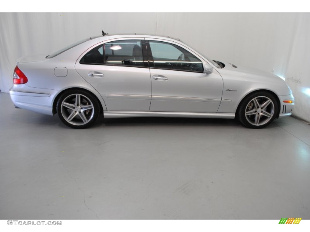 2008 E 63 AMG Sedan - Iridium Silver Metallic / Black photo #7