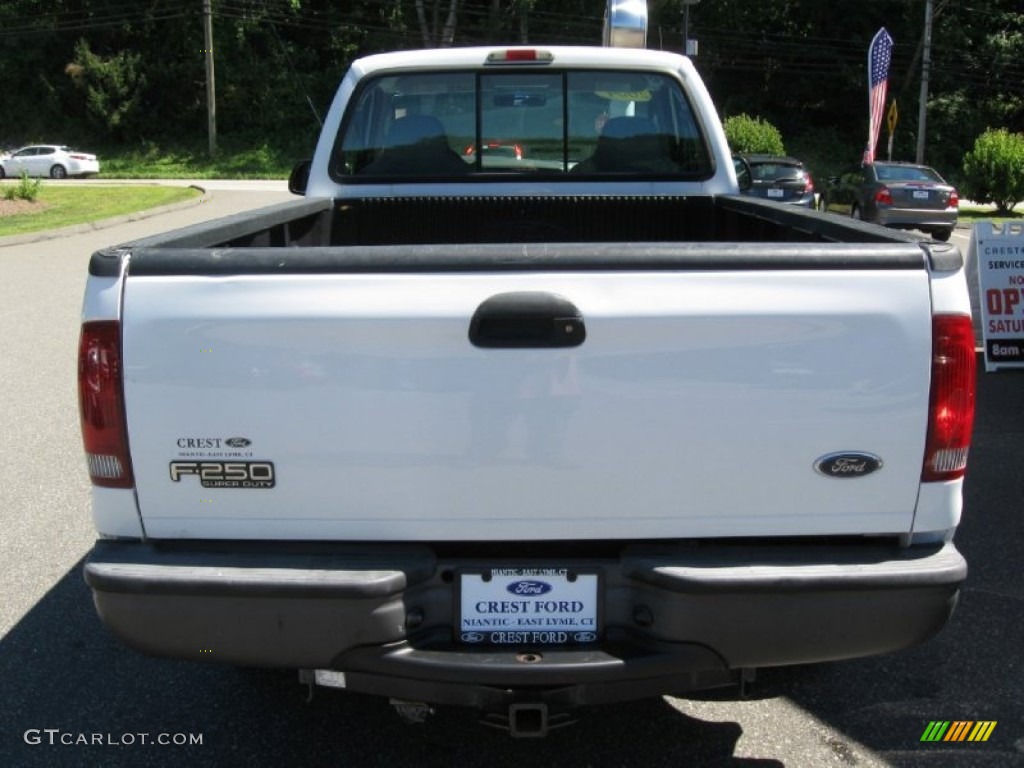 2004 F250 Super Duty XL Regular Cab 4x4 Plow Truck - Oxford White / Medium Flint photo #6
