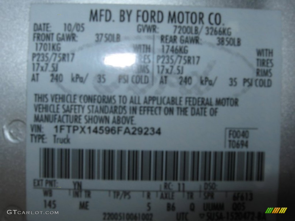 2006 F150 XLT SuperCab 4x4 - Silver Metallic / Medium/Dark Flint photo #14