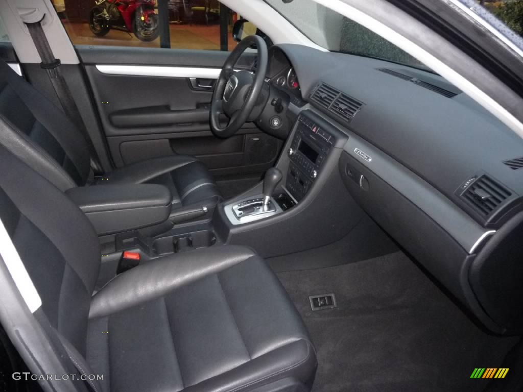 2007 A4 2.0T quattro Sedan - Brilliant Black / Ebony photo #6