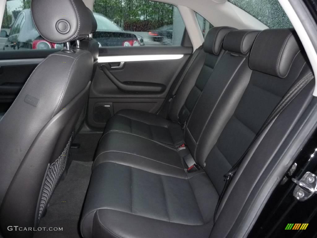 2007 A4 2.0T quattro Sedan - Brilliant Black / Ebony photo #8