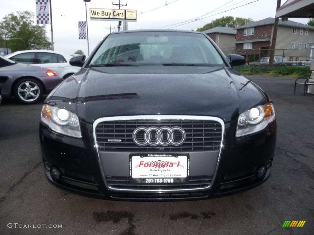 2007 A4 2.0T quattro Sedan - Brilliant Black / Ebony photo #11