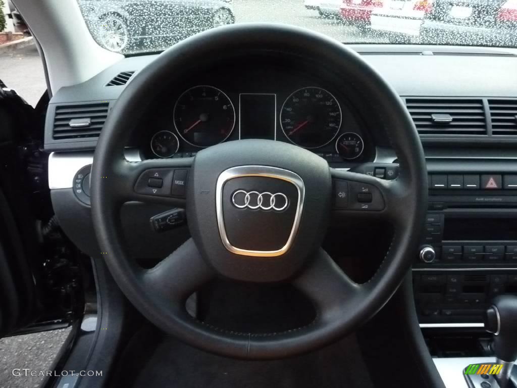 2007 A4 2.0T quattro Sedan - Brilliant Black / Ebony photo #18