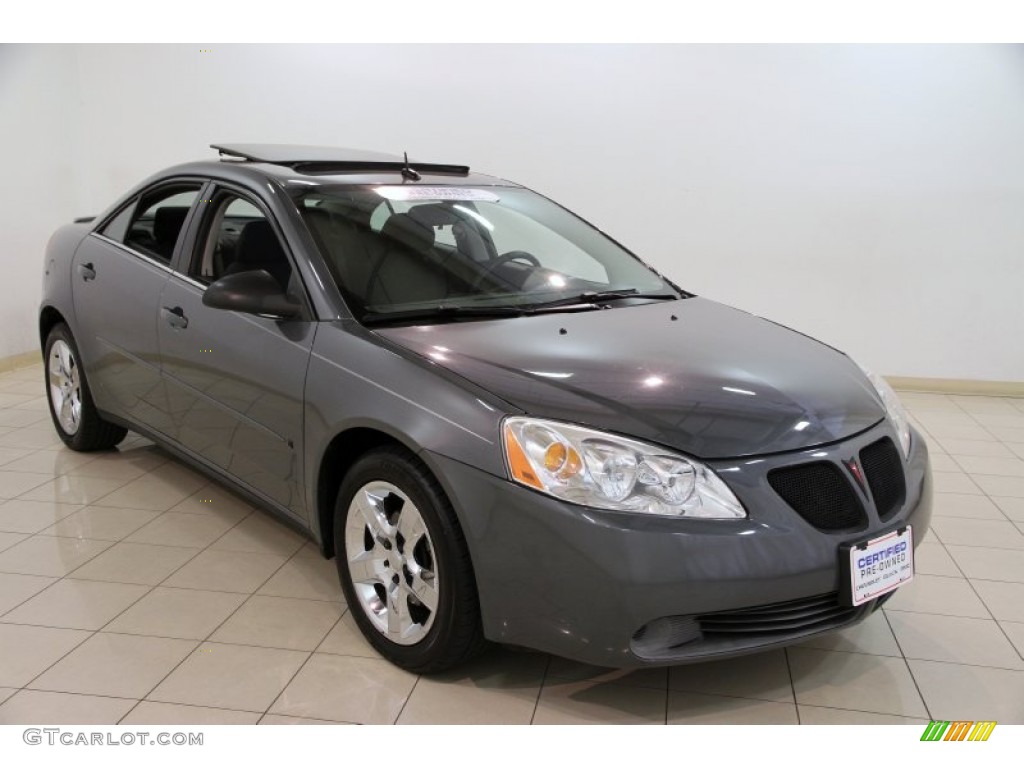 2008 G6 Sedan - Dark Steel Gray Metallic / Ebony Black photo #1