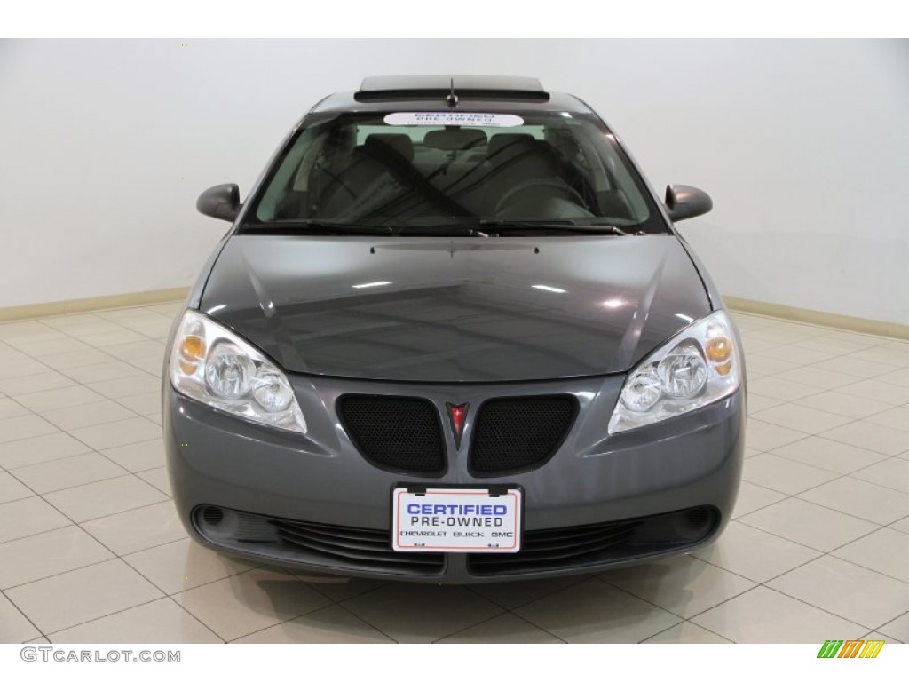 2008 G6 Sedan - Dark Steel Gray Metallic / Ebony Black photo #2