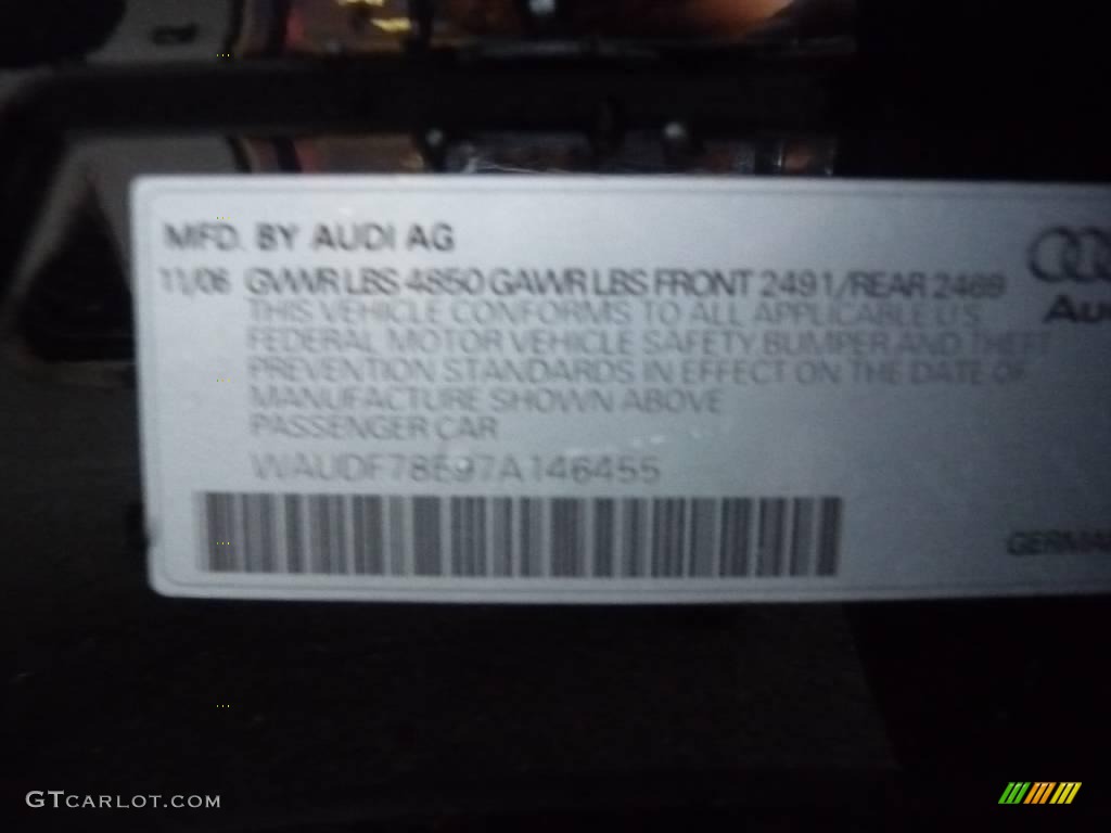2007 A4 2.0T quattro Sedan - Brilliant Black / Ebony photo #27