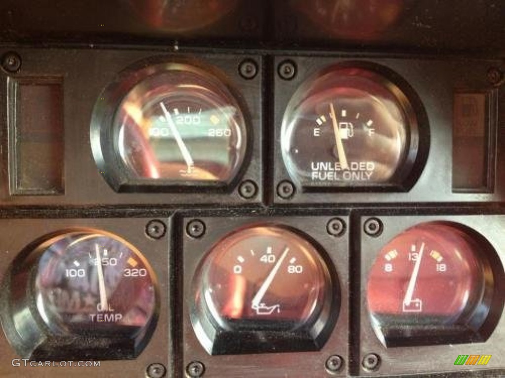 1981 Chevrolet Corvette Coupe Gauges Photo #84993155