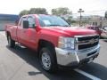 2011 Victory Red Chevrolet Silverado 2500HD LS Extended Cab 4x4  photo #9