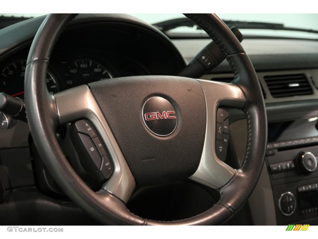 2010 Sierra 1500 SLT Crew Cab 4x4 - Storm Gray Metallic / Light Titanium/Ebony photo #6