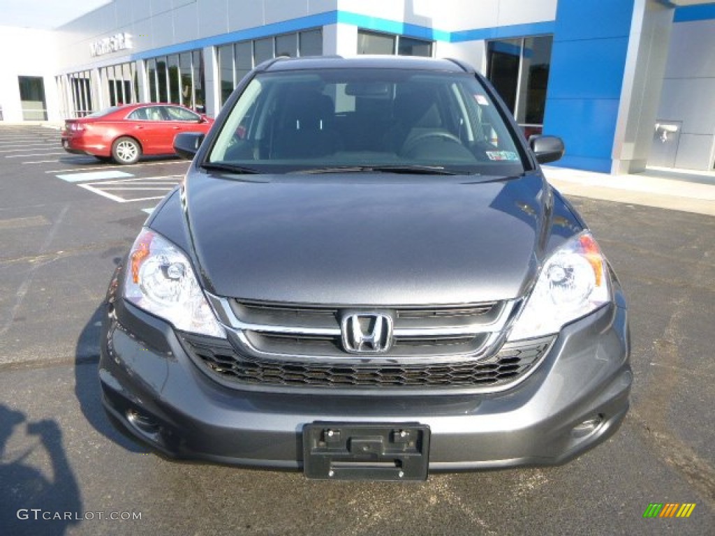 2011 CR-V SE 4WD - Polished Metal Metallic / Black photo #8