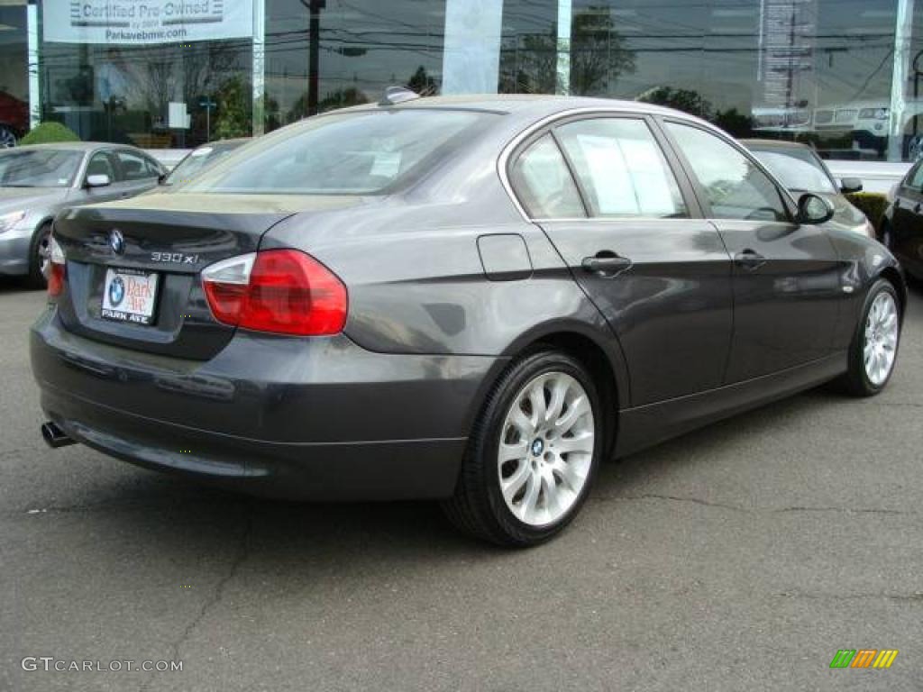 2006 3 Series 330xi Sedan - Sparkling Graphite Metallic / Grey photo #8